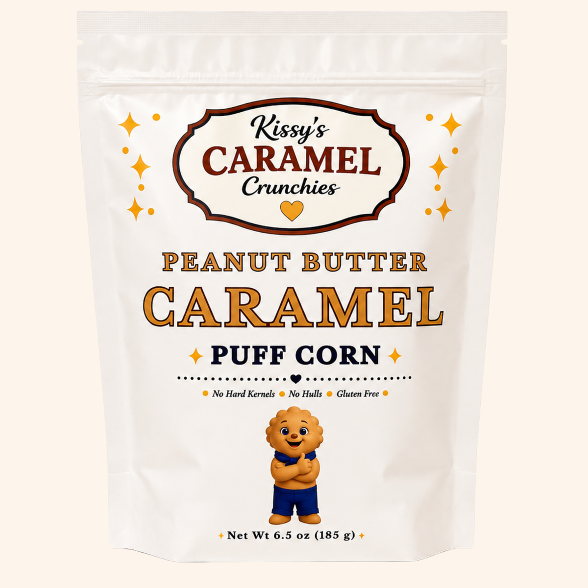 Kissy's Caramel Crunchies - Peanut Butter Caramel