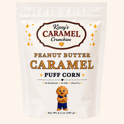 Kissy's Caramel Crunchies - Peanut Butter Caramel